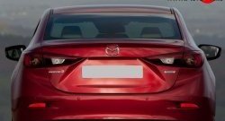 1 699 р. Лип спойлер M-VRS Mazda 3/Axela BM дорестайлинг седан (2013-2016) (Неокрашенный)  с доставкой в г. Тольятти. Увеличить фотографию 2