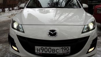 1 859 р. Реснички на фары MV-Tuning Mazda 3/Axela BL дорестайлинг седан (2009-2011) (Неокрашенные)  с доставкой в г. Тольятти. Увеличить фотографию 5