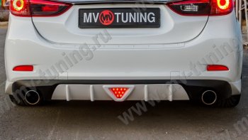 2 499 р. Стоп сигнал LED F1  Mazda 6  GJ (2012-2018) дорестайлинг седан, 1-ый рестайлинг седан (Белый)  с доставкой в г. Тольятти. Увеличить фотографию 2