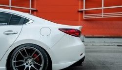 29 899 р. Крышка багажника Tuning-Sport v1 Mazda 6 GJ 2-ой рестайлинг седан (2018-2025) (Неокрашенная)  с доставкой в г. Тольятти. Увеличить фотографию 3