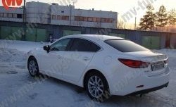 4 999 р. Козырёк на заднее стекло Boomer Design  Mazda 6  GJ (2012-2018) дорестайлинг седан, 1-ый рестайлинг седан (Неокрашенный)  с доставкой в г. Тольятти. Увеличить фотографию 5