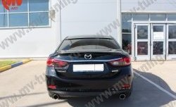 4 299 р. Козырёк на заднее стекло Sport Mazda 6 GJ 1-ый рестайлинг седан (2015-2018) (Неокрашенный)  с доставкой в г. Тольятти. Увеличить фотографию 8