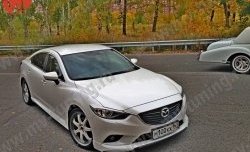 11 399 р. Пороги накладки SkyActivSport Mazda 6 GJ дорестайлинг седан (2012-2015) (Неокрашенные)  с доставкой в г. Тольятти. Увеличить фотографию 2