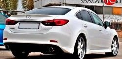 5 499 р. Накладки на задний бампер SkyActivSport Mazda 6 GJ дорестайлинг седан (2012-2015) (Неокрашенная)  с доставкой в г. Тольятти. Увеличить фотографию 3