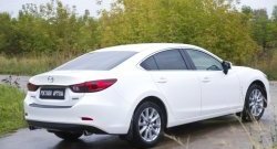 1 269 р. Накладка на задний бампер RA Mazda 6 GJ дорестайлинг седан (2012-2015)  с доставкой в г. Тольятти. Увеличить фотографию 3