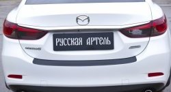 1 269 р. Накладка на задний бампер RA Mazda 6 GJ дорестайлинг седан (2012-2015)  с доставкой в г. Тольятти. Увеличить фотографию 4