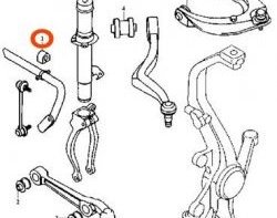 217 р. Полиуретановая втулка стабилизатора передней подвески Точка Опоры (24 мм) Mazda Atenza GG лифтбэк дорестайлинг (2002-2005)  с доставкой в г. Тольятти. Увеличить фотографию 2