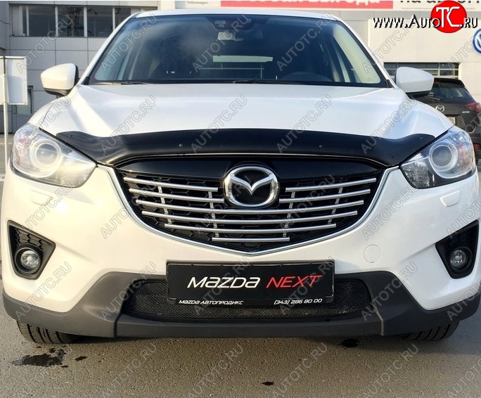 3 299 р. Дефлектор капота NovLine Mazda CX-5 KE рестайлинг (2015-2017)  с доставкой в г. Тольятти