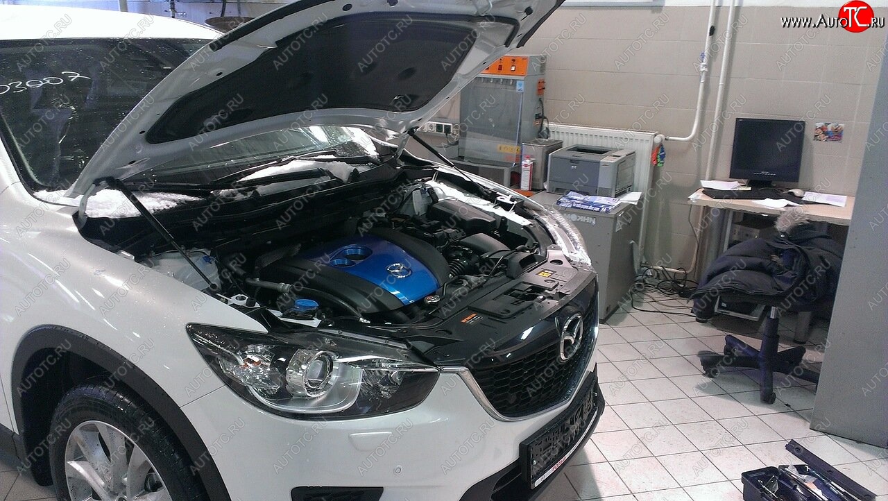 2 349 р. Упоры капота Russtal Mazda CX-5 KE дорестайлинг (2011-2014)  с доставкой в г. Тольятти