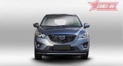 15 254 р. Одинарная защита переднего бампера (d42) Premium Souz-96 Mazda CX-5 KE рестайлинг (2015-2017)  с доставкой в г. Тольятти. Увеличить фотографию 2