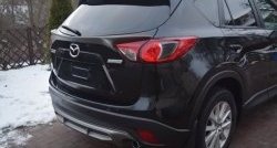 5 699 р. Лип спойлер CT Mazda CX-5 KE дорестайлинг (2011-2014) (Неокрашенный)  с доставкой в г. Тольятти. Увеличить фотографию 6