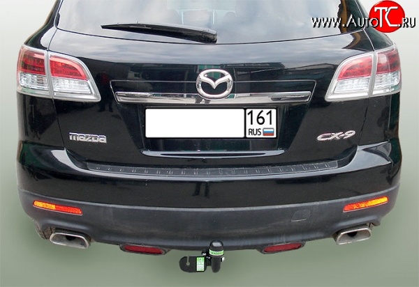 5 749 р. Фаркоп Лидер Плюс Mazda CX-9 TB дорестайлинг (2007-2009) (Без электропакета)  с доставкой в г. Тольятти