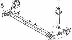 1 259 р. Полиуретановый сайлентблок балки задней подвески Точка Опоры Mazda 2/Demio DW дорестайлинг (1996-1999)  с доставкой в г. Тольятти. Увеличить фотографию 2