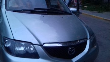 12 899 р. Капот стеклопластиковый Стандарт Mazda MPV LW дорестайлинг (1999-2002)  с доставкой в г. Тольятти. Увеличить фотографию 2