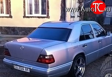 3 399 р. Козырёк на заднее стекло WALD Mercedes-Benz E-Class W124 седан дорестайлинг (1984-1993) (Неокрашенный)  с доставкой в г. Тольятти