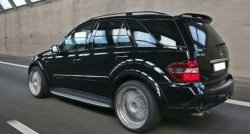 8 449 р. Накладки на колёсные арки CT Mercedes-Benz ML class W164 дорестайлинг (2005-2008) (Неокрашенные)  с доставкой в г. Тольятти. Увеличить фотографию 5