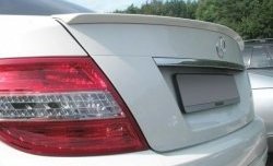 4 499 р. Лип спойлер AMG Style Mercedes-Benz C-Class W204 дорестайлинг седан (2007-2011) (Неокрашенный)  с доставкой в г. Тольятти. Увеличить фотографию 4