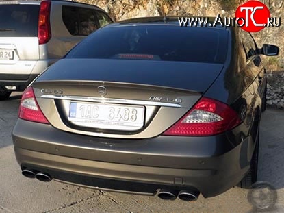 7 199 р. Лип спойлер AMG Mercedes-Benz CLS class C219 (2004-2011) (Неокрашенный)  с доставкой в г. Тольятти