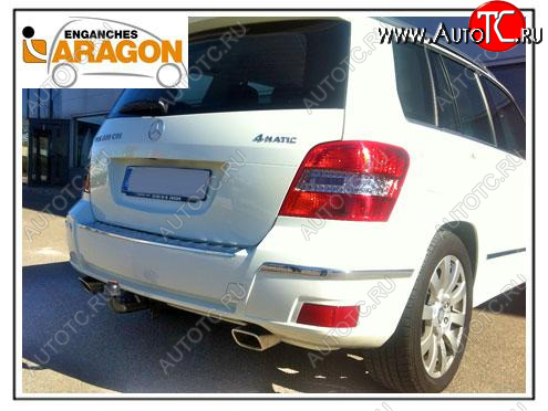 22 699 р. Фаркоп Aragon. (шар A) Mercedes-Benz GLK class X204 дорестайлинг (2008-2012)  с доставкой в г. Тольятти