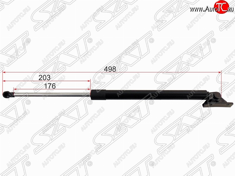 929 р. Правый упор крышки багажника SAT (L498 mm) Mitsubishi ASX 2-ой рестайлинг (2017-2020)  с доставкой в г. Тольятти