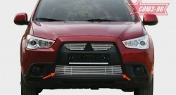 Декоративный элемент воздухозаборника Souz-96 (d10) Mitsubishi ASX дорестайлинг (2010-2012)