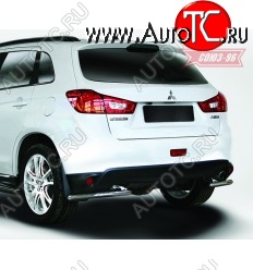 7 109 р. Защита заднего бампера уголки d42 Souz-96 Mitsubishi ASX 1-ый рестайлинг (2013-2016)  с доставкой в г. Тольятти