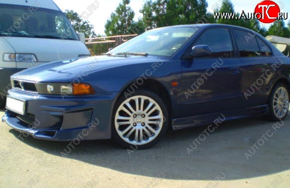 22 899 р. Передний бампер R1 Mitsubishi Galant 8  дорестайлинг седан (1996-1998)  с доставкой в г. Тольятти