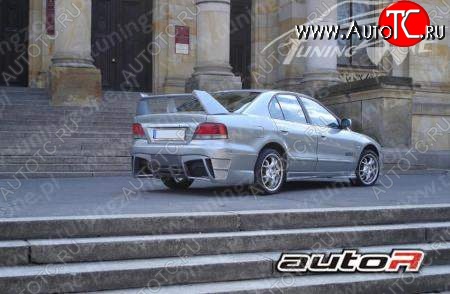 33 499 р. Задний бампер Auto-R Mitsubishi Galant 8  дорестайлинг седан (1996-1998)  с доставкой в г. Тольятти