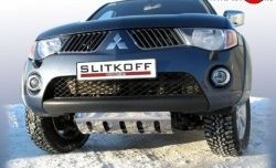 Защита картера двигателя Slitkoff Mitsubishi L200 4  дорестайлинг (2006-2014)