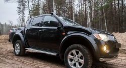 11 199 р. Пластиковый шноркель RA Mitsubishi L200 5 KK,KL рестайлинг (2018-2022)  с доставкой в г. Тольятти. Увеличить фотографию 2