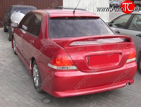 4 599 р. Козырёк на заднее стекло CT Mitsubishi Lancer 9 2-ой рестайлинг седан (2005-2009) (Неокрашенный)  с доставкой в г. Тольятти