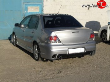 18 499 р. Задний бампер INGS Extreem Mitsubishi Lancer 9 2-ой рестайлинг седан (2005-2009) (Неокрашенный)  с доставкой в г. Тольятти. Увеличить фотографию 3