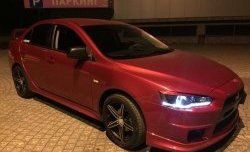 Реснички на фары Style Mitsubishi Lancer 10 CY хэтчбэк дорестайлинг (2007-2010)