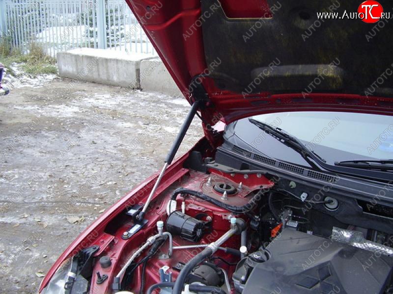 4 099 р. Газовый упор капота Tuning-Sport Mitsubishi Lancer 10 CY хэтчбэк дорестайлинг (2007-2010)  с доставкой в г. Тольятти