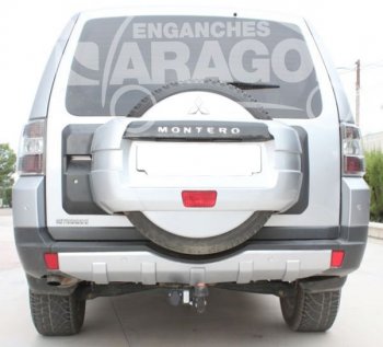 22 699 р. Фаркоп Aragon. (шар A) Mitsubishi Pajero 4 V80 3 дв. 1-ый рестайлинг (2011-2014)  с доставкой в г. Тольятти. Увеличить фотографию 6