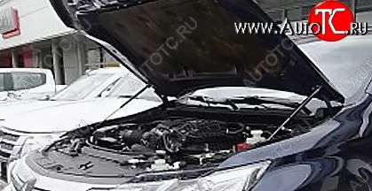 2 299 р. Упоры капота Russtal Mitsubishi Outlander GF дорестайлинг (2012-2014)  с доставкой в г. Тольятти