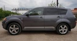 8 499 р. Пороги накладки (рестайлинг) Roadest Mitsubishi Outlander XL (CW)  рестайлинг (2010-2013) (Неокрашенные)  с доставкой в г. Тольятти. Увеличить фотографию 2