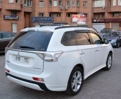 4 799 р. Боковые накладки на задний бампер BROOMER Design  Mitsubishi Outlander  GF (2012-2014) дорестайлинг (Неокрашенная)  с доставкой в г. Тольятти. Увеличить фотографию 2