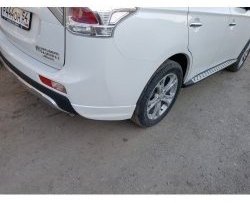 4 799 р. Боковые накладки на задний бампер BROOMER Design  Mitsubishi Outlander  GF (2012-2014) дорестайлинг (Неокрашенная)  с доставкой в г. Тольятти. Увеличить фотографию 4