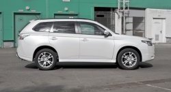 4 799 р. Боковые накладки на задний бампер BROOMER Design  Mitsubishi Outlander  GF (2012-2014) дорестайлинг (Неокрашенная)  с доставкой в г. Тольятти. Увеличить фотографию 5