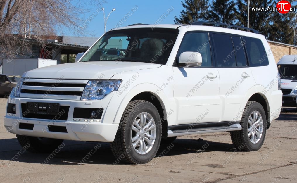 32 999 р. Бампер передний Broomer Design Mitsubishi Pajero 4 V90 дорестайлинг (2006-2011) (Неокрашенный)  с доставкой в г. Тольятти