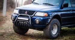 1 589 р. Подиумы противотуманных фар RA Mitsubishi Pajero Sport PA дорестайлинг (1996-2004)  с доставкой в г. Тольятти. Увеличить фотографию 3