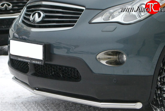 14 399 р. Защита переднего бампера (Ø42 мм, нержавейка) SLITKOFF  INFINITI EX35  J50 (2007-2013)  с доставкой в г. Тольятти