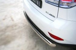 17 699 р. Защита заднего бампера (Ø76 мм, нержавейка) SLITKOFF Lexus RX270 AL10 дорестайлинг (2010-2012)  с доставкой в г. Тольятти. Увеличить фотографию 3