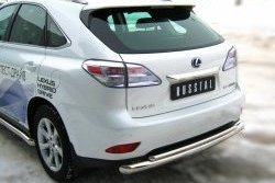 18 999 р. Защита заднего бампера (Ø76 и 42 мм, нержавейка) SLITKOFF Lexus RX270 AL10 дорестайлинг (2010-2012)  с доставкой в г. Тольятти. Увеличить фотографию 3