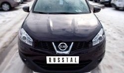 15 249 р. Одинарная защита переднего бампера SLITKOFF диаметром 63 мм Nissan Qashqai 1 J10 рестайлинг (2010-2013)  с доставкой в г. Тольятти. Увеличить фотографию 2