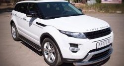 15 349 р. Одинарная защита переднего бампера SLITKOFF диаметром 76 мм (Dynamic) Land Rover Range Rover Evoque 1 L538 дорестайлинг 5 дв. (2011-2015)  с доставкой в г. Тольятти. Увеличить фотографию 2