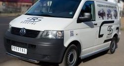 13 699 р. Одинарная защита переднего бампера SLITKOFF диаметром 63 мм Volkswagen Transporter T5 дорестайлинг (2003-2009)  с доставкой в г. Тольятти. Увеличить фотографию 4