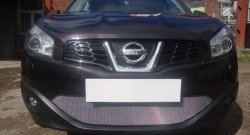 1 539 р. Сетка на бампер Russtal (хром) Nissan Qashqai 2 J11 рестайлинг (2017-2022)  с доставкой в г. Тольятти. Увеличить фотографию 6