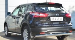 24 649 р. Широкая защита порогов SLITKOFF Nissan Qashqai 2 J11 дорестайлинг (2013-2019)  с доставкой в г. Тольятти. Увеличить фотографию 3